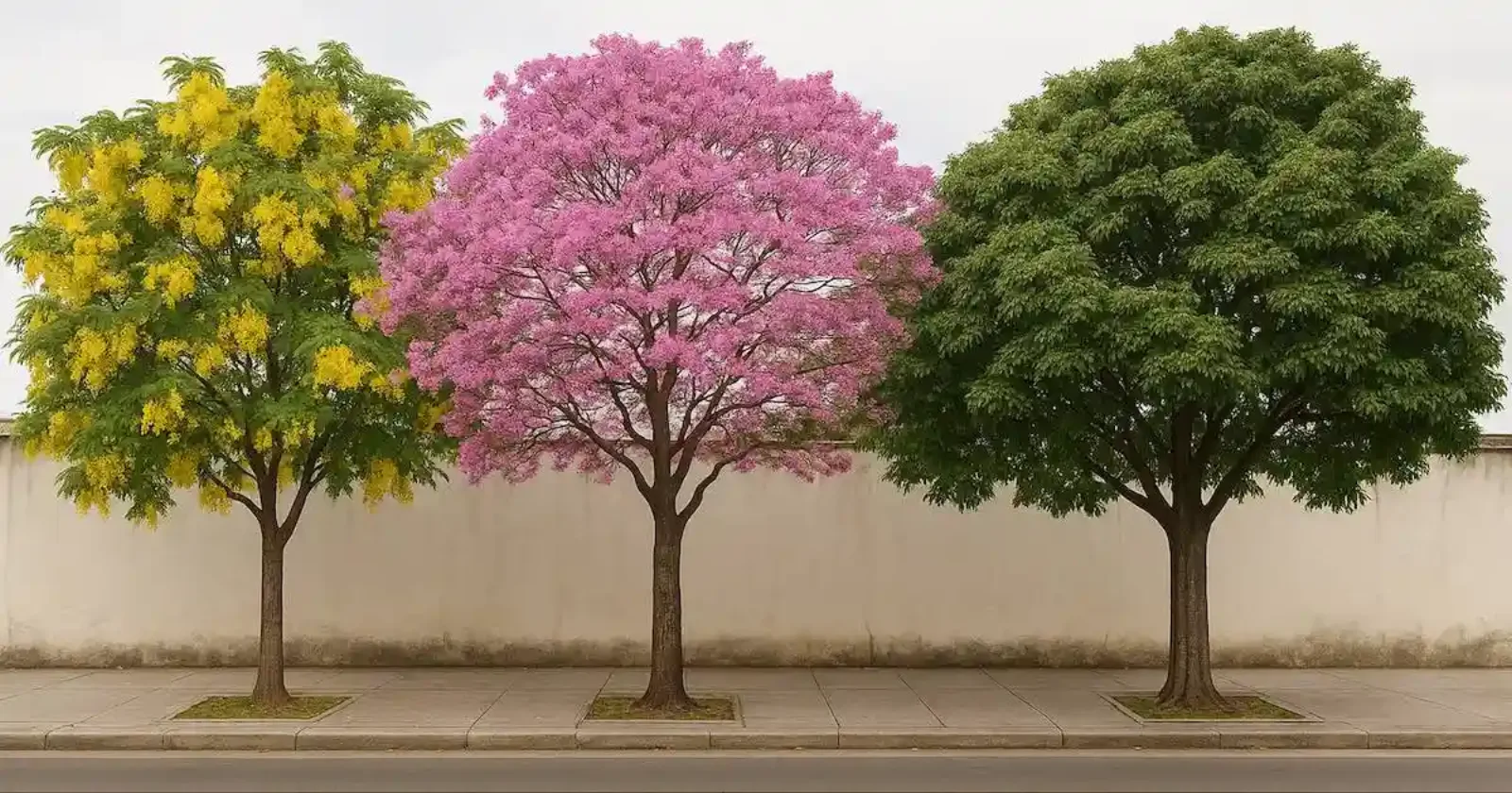 Quais os principais tipos de árvores urbanas